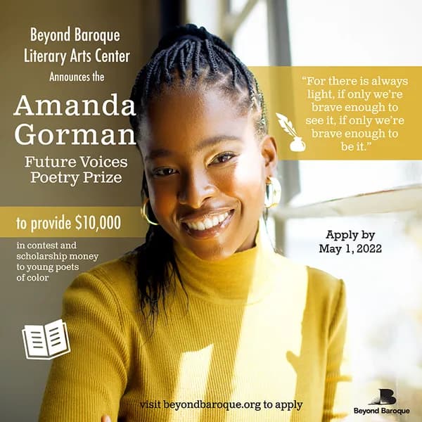 Amanda Gorman Future Voices Poetry Prize